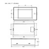 Greluma 1 Piece DC 6.5-100V 100A LCD Display Digital Current