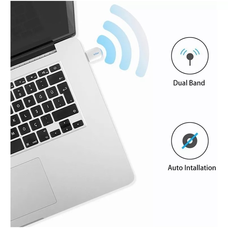 Best Tarjeta Inalámbrica 5g De Doble Banda Bluetooth 600m 2