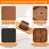 shouwuhho 12 Pack Furniture Risers Adjustable Bed Risers Heavy Duty