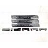 GMC 4PCS Gloss black Door Rear Elevation Sierra Emblems Badge
