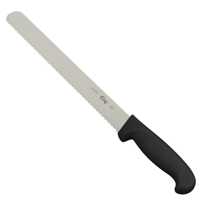 Choice 12" Serrated Edge Slicing / Bread Knife, NSF (select