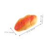 KOMBIUDA 2Pcs Slow Rising Bread Decompression Realistic Squishy Food Model