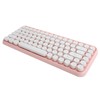 Ajazz Wireless Keyboard Bluetooth 84 Keys Retro Round Keycap Gaming