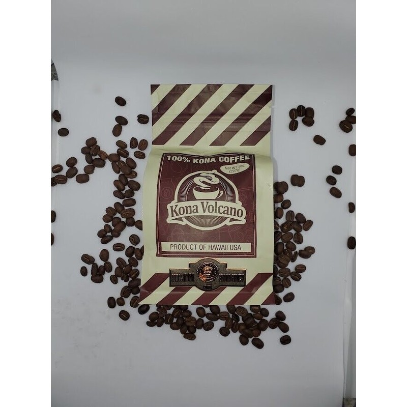 Kona Volcano Extra Fancy Whole Bean Coffee 8oz