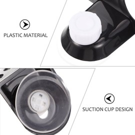 WIYETY Reptile Food and Water Cup Crested Gecko Pack of 2 Reptile Feeding Cup Gecko Feeder with 20 Feeding Cups, Suction Cup Reptile Food Water Feeding Bowl with Screw Accessories (Double Bowl)