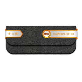 RV Premium Charcoal Activated Carbon Fiber Air Conditioner Filter - Air Duct AC Carbon Filter Replacement for RV AC Vent (2 Pack, 4" x 16")