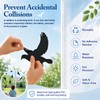 Qufiiry 37 Pack Anti-Collision Window Stickers for Birds, PVC Static
