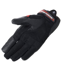 Rough & Road RR8425 Motorcycle Gloves, Protection Air Through Gloves, Black/Red, LL Size