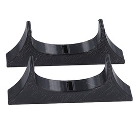 Vertical Stand Holder for Wii U, Console Holder Vertical Stand, 3D Printed Horizontal Stand Cooling Bracket with Anti Slip for Game Console (Black)