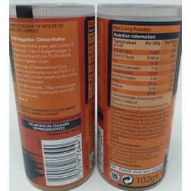 Sharwoods Hot Curry Powder 3 x 102gm