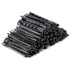PARENCE.- Set di 144 forcine nere standard - clip in