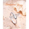 S925 Sterling Silver Stingray Sea Animal Open Ring Manta Ray