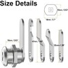 Cabinet Locks with Keys, 5/8" Long Cam Locks keyed Alike,