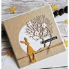 Tree Border Frame Metal Die Cuts, Tree Border Background Wedding