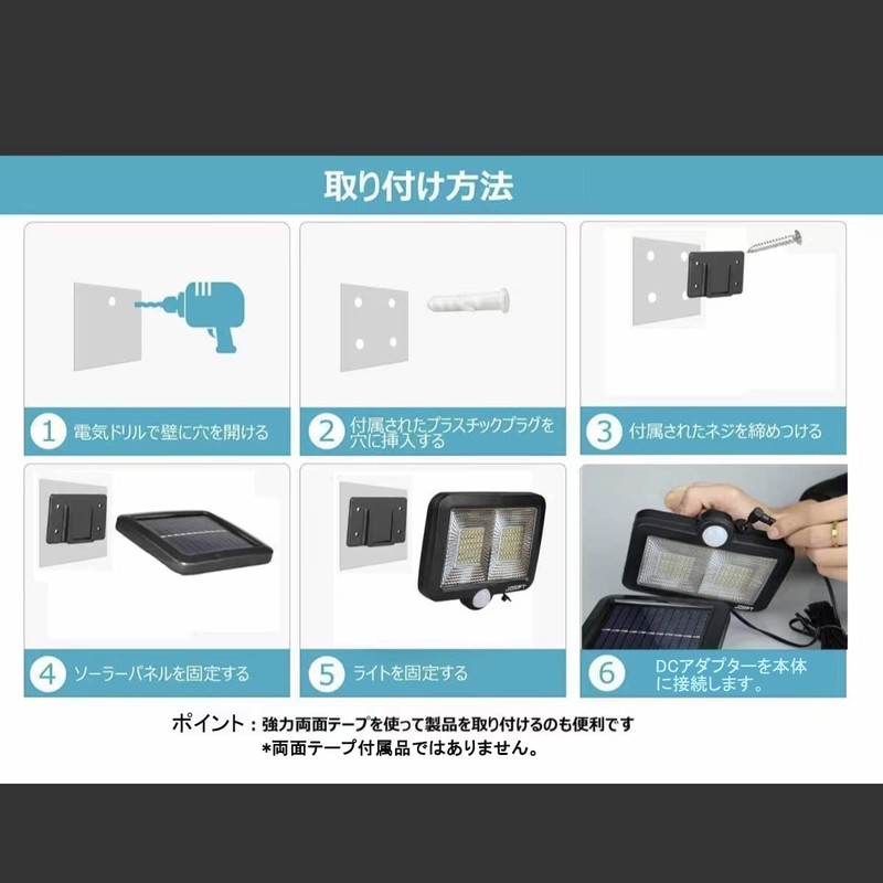 LED Solar Light, LED Sensor Light, High Brightness LED Chip,