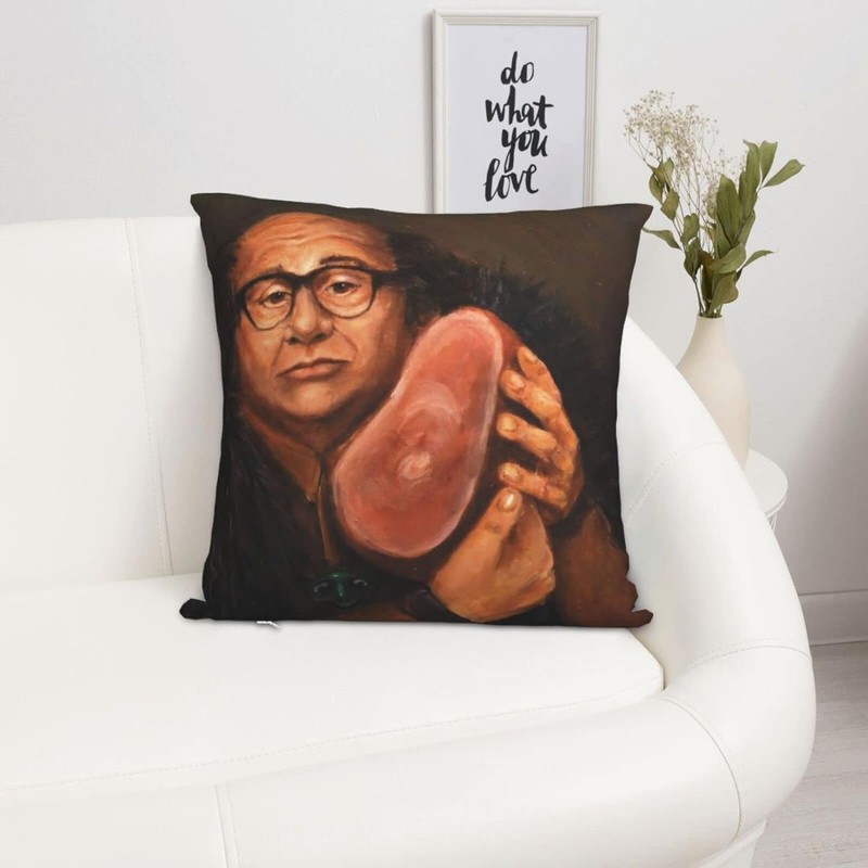 ZFENGYYUAN Danny DeVito Art Decorative Throw Pillow Covers For Sofa
