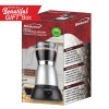 Brentwood 6-Cup Electric Moka Pot Espresso Machine (Silver)