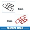 X AUTOHAUX Auto Window Lift Switch Cover Trim Interior Accessories