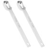 2PCS 1/2 Teaspoon Stainless Steel Single Measuring Spoon 2.5 ml