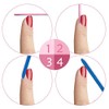 Winstonia 100 Pcs Mini Nail Files Bundle - Double Sided