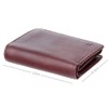 Visconti Tuscany 44 Secure RFID Blocking Genuine Leather Wallet Brown
