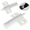 SUPERTOOL Quiet Closer Damper Buffers, Soft Close, White, Forward, for