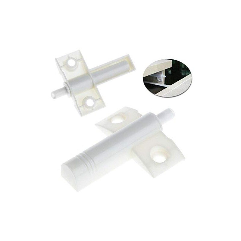 SUPERTOOL Quiet Closer Damper Buffers, Soft Close, White, Forward, for