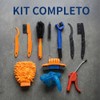 Juego de 11 Herramientas de Limpieza de Bicicleta, Bike Chain