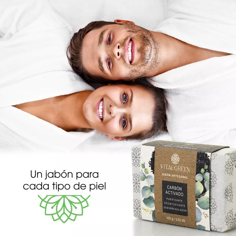 Vital Green - Jabones Artesanales De Café Y Carbón Activado