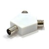 kenable TV Freeview RF Coaxial Splitter Connects 1 Device to