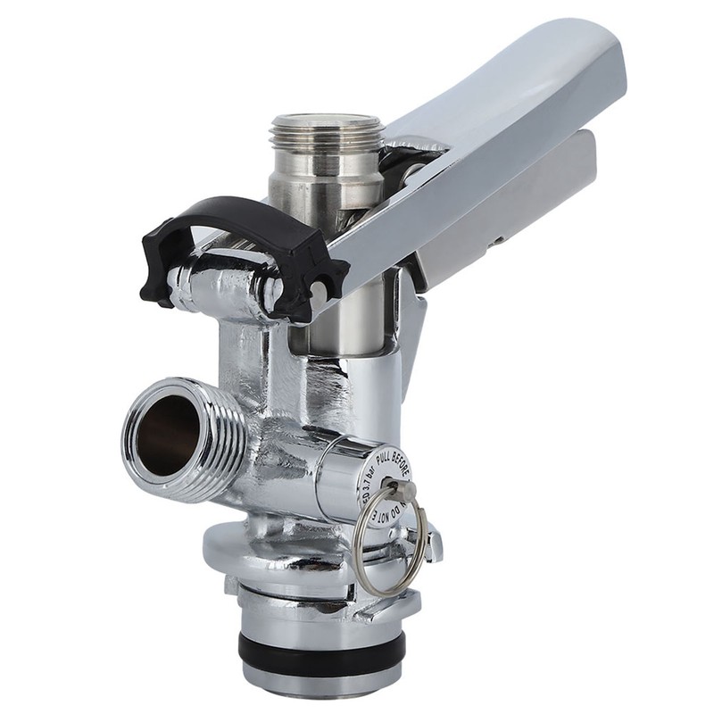 G5/8 U Type Stainless Steel Beer Keg Coupler Dispenser Accessory