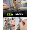 JZUCZV HAVC Universal Mental Locking Key for Refrigerant Cap, designed