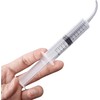 HJYDGJ Plastic Curved Tip Syringes Irrigation Syringe, With Curved Tip