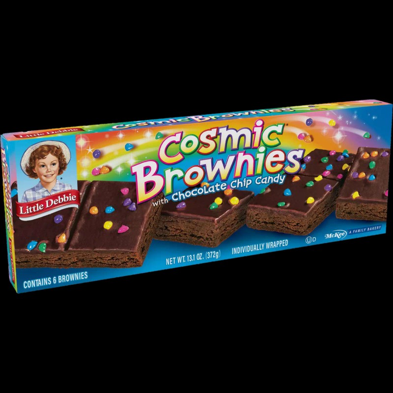 Little Debbie Cosmic Brownies, 4 Boxes, 24 Individually Wrapped Brownies