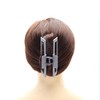 QinGoo Giant Grey Matte Hair Clip Large Beautiful Women's Hair