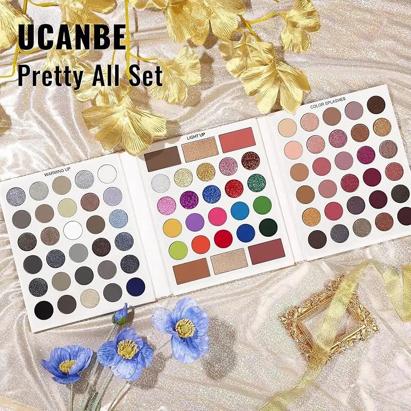 Paleta De Sombras De Ojos Ucanbe Pretty Pro, 86 Colores
