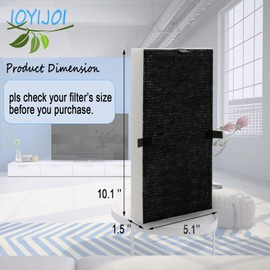 2 Pack FRF102B Filter for Febreze Air Puri-fier, FHT170, FHT180, FHT190 for Honeywell Filter U, Replace Part HHT270, HHT290 Series