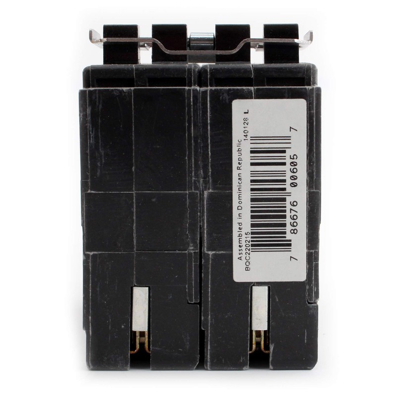 Eaton BQC220215 Quadplex Circuit Breaker, 20-Amp, 2-Pole & 15-Amp, 2-Pole,