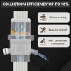 Downspout Diverter, Rain Barrel Diverter Kit-Rainwater Collection System Fits 2x3