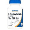 Nutricost L-Methylfolate 15mg, 120 Capsules (5-MTHF) - Vegan, Non-GMO, Gluten