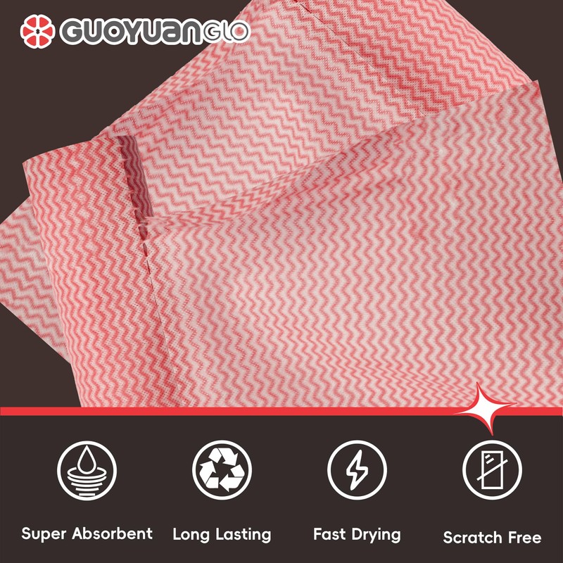 GUOYUANGLO Disposable Cleaning Cloths Roll Disposable Dish Cloth Multi-Purpose Heavy