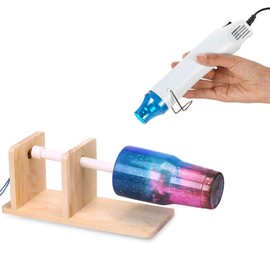 Bubble Removing Tool for Epoxy Resin and Acrylic Art, DIY Glitter Tumblers, Specially-Designed Heat Gun for Making Acrylic Resin Travel Mugs Tumblers to Remove Air Bubbles (White)