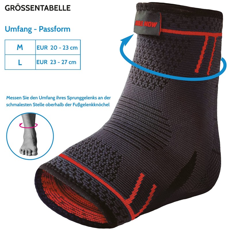 AGILE NOW Foot Bandage [Set of 2] Ankle Brace Ankle