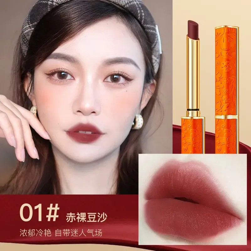 Cxre Lápiz Labial Mate Velvet Soft Mist, Textura Sedosa, Ce