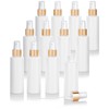 JUVITUS 4 oz / 120 ml White Plastic HDPE Refillable