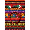 Diadema Mexico Bandera Resorte 2 Pzs Mundial Futbol