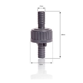 Pangaea Tech Check Valve Kit With Hose Clamps