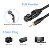 Seefeful XLR to 3.5mm, (1.5FT) Stereo Microphone Cable for Camcorders,