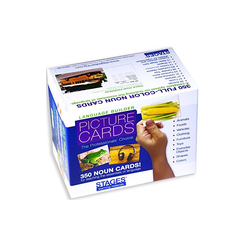 Stages Learning Materials Language Builder Picture Noun Flash Cards Photo