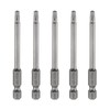 QUARKZMAN 5 Stück TT20 Torx Bit Set Schraubendreher Bit 3,15"